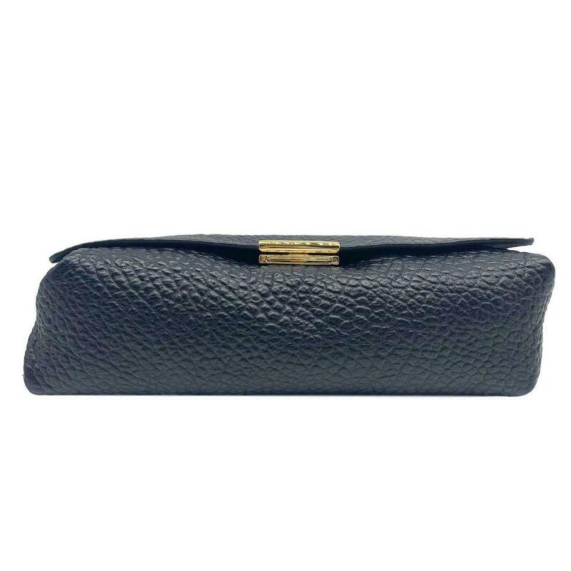 Burberry Crossbody Medium Mildenhall Signature Grain Convertible Black Leather