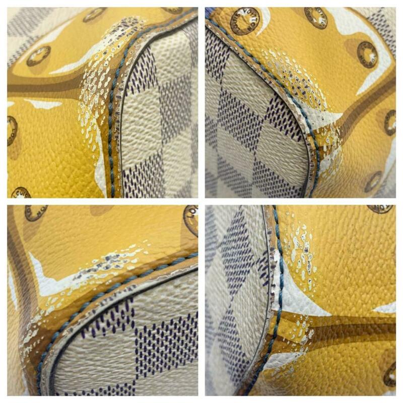 Louis Vuitton Summer Trunks Neonoe White Damier Azur Canvas Shoulder Bag