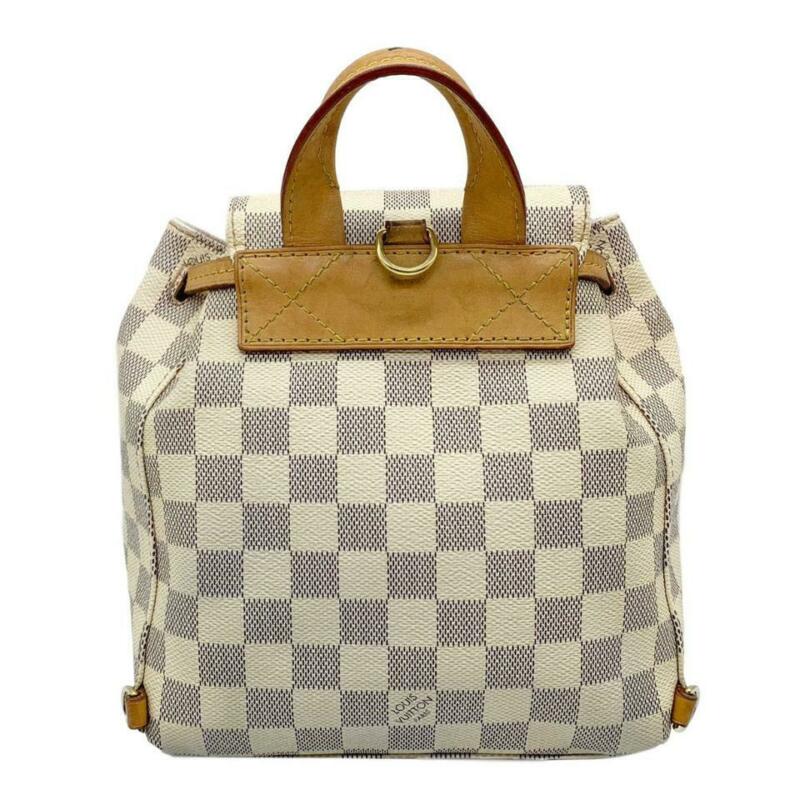 Louis Vuitton Sperone Bb White Damier Azur Canvas Backpack