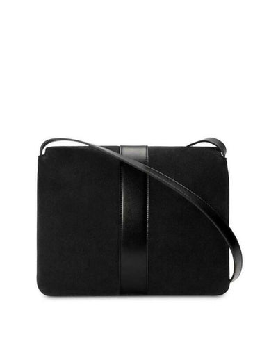Gucci Shoulder Arli Medium Black Suede Cross Body Bag
