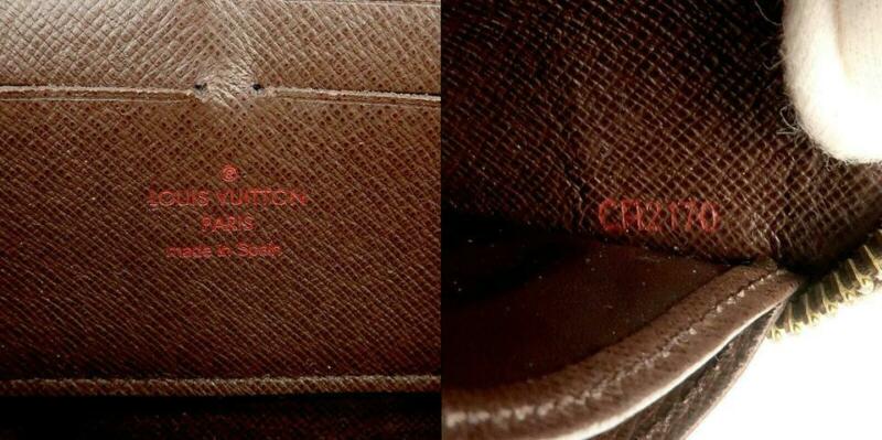Louis Vuitton Brown Zippy Damier Ebene Wallet