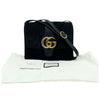 Gucci Shoulder Arli Medium Black Suede Cross Body Bag