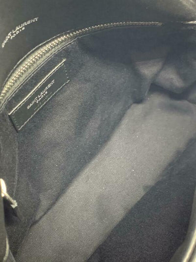 Saint Laurent Monogram Loulou Puffer Black Leather Shoulder Bag ...