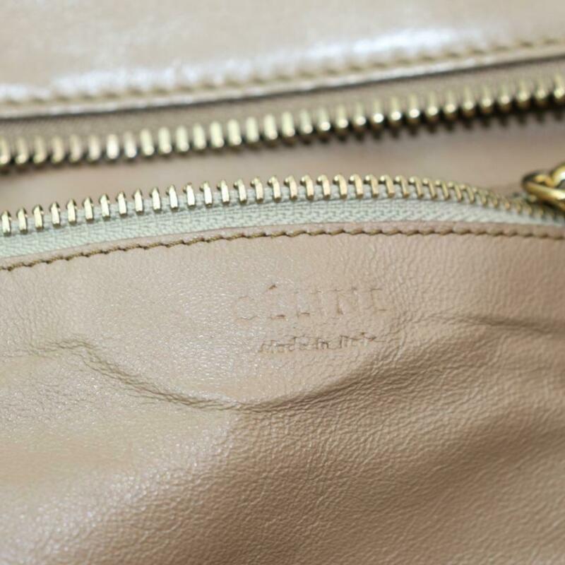 Céline Luggage Mini Brown Leather Tote