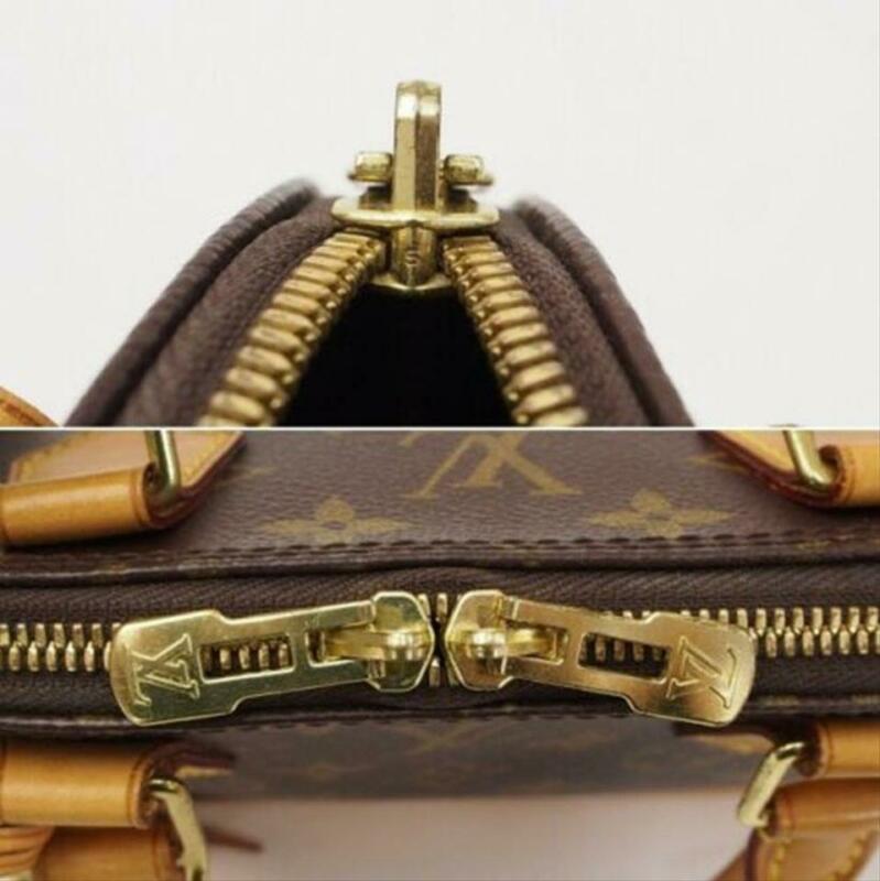 Louis Vuitton Alma Bb Brown Monogram Canvas Cross Body Bag