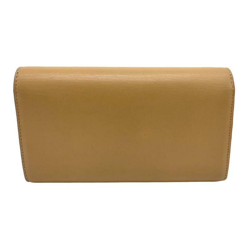 Christian Louboutin Macaron Spike Brown Leather Wristlet