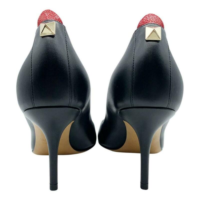 Valentino Black Rouge Bond 37.5 Pumps Size US