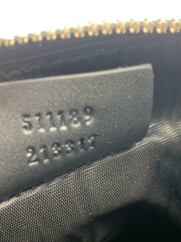 Gucci Logo Moon & Stars Black Leather Cross Body Bag