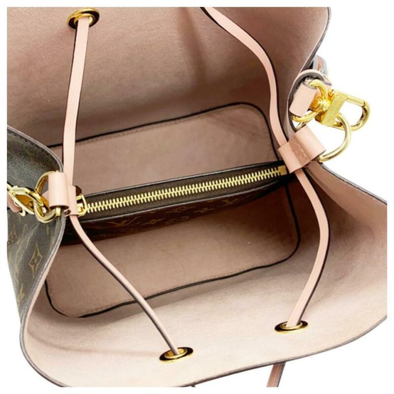 Louis Vuitton Neonoe Rose Poudre Pink Monogram Canvas Shoulder Bag