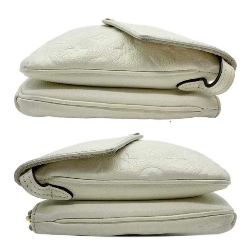 Louis Vuitton Twice White Monogram Empreinte Leather Cross Body Bag