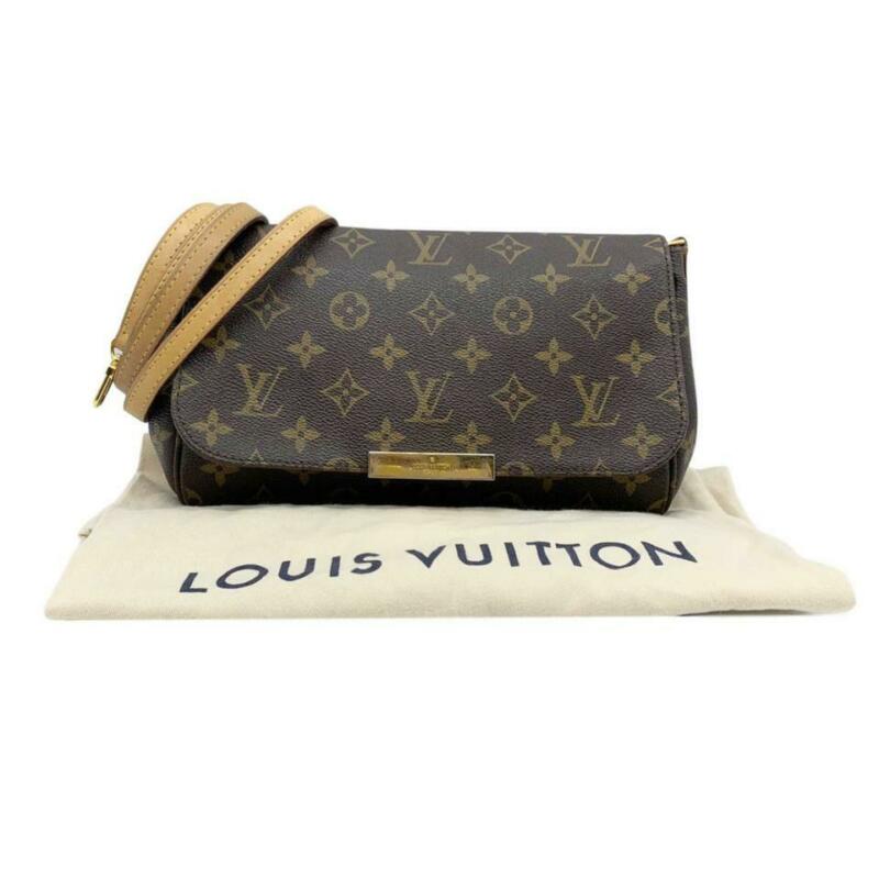 Louis Vuitton Favorite Mm Brown Monogram Canvas Cross Body Bag