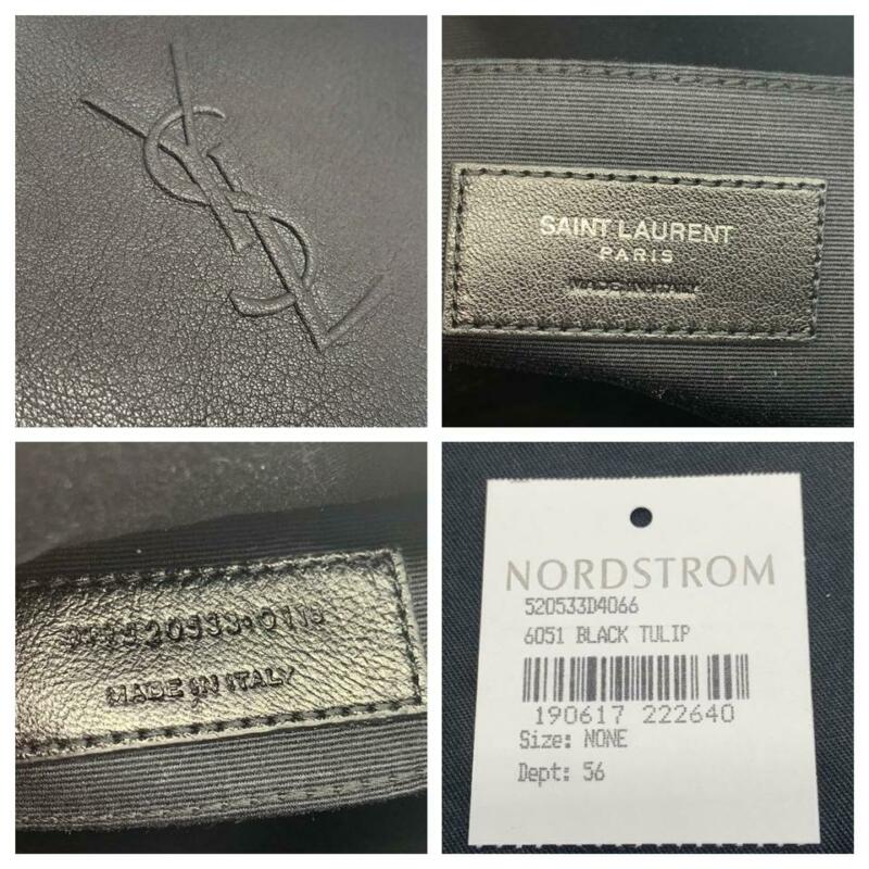 Saint Laurent Monogram Lou Camera Tassel Black Tulip Leather Cross Body Bag