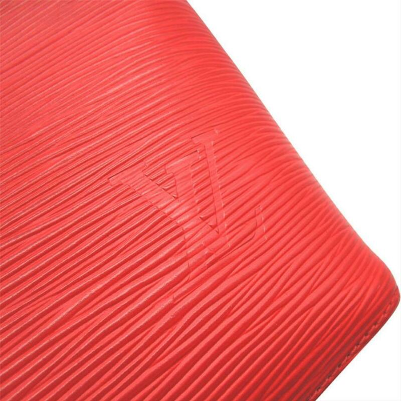 Louis Vuitton NéoNoé Neo Epi Noe Blue 2017 Coquelicot Red Leather Shoulder Bag