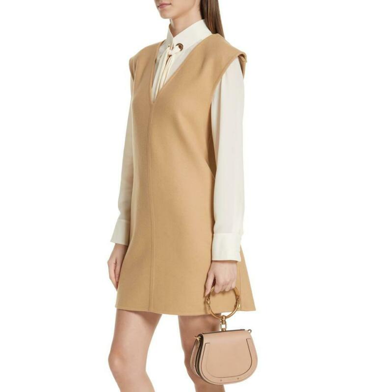 Chloé Crossbody Nile Small Bracelet Beige Leather Shoulder Bag