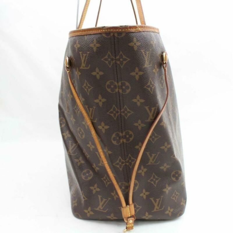 Louis Vuitton Neverfull Gm Brown Monogram Canvas Tote