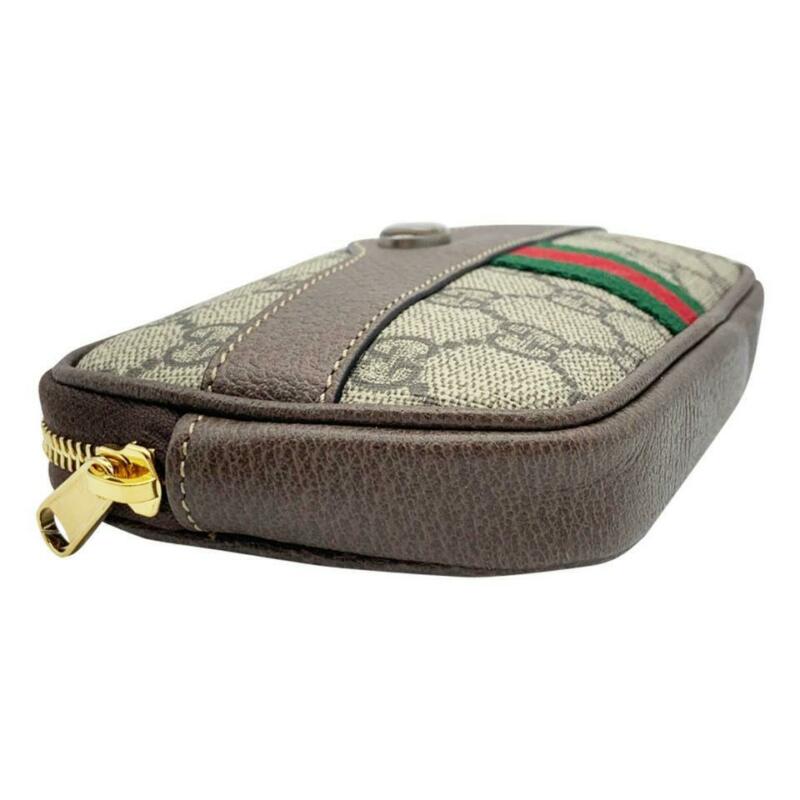 Gucci Ophidia Belt Brown Gg Supreme Canvas Cross Body Bag