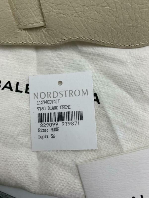 Balenciaga Classic City Tote Beige Leather Satchel