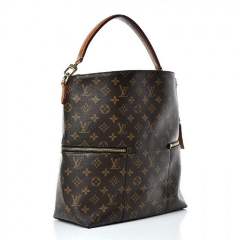 Louis Vuitton Melie Brown Monogram Canvas Hobo Bag