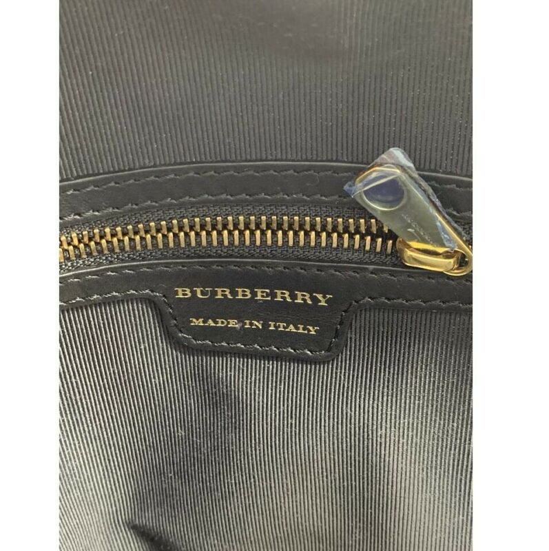 Burberry Link 1983 House Check Brown Canvas Backpack