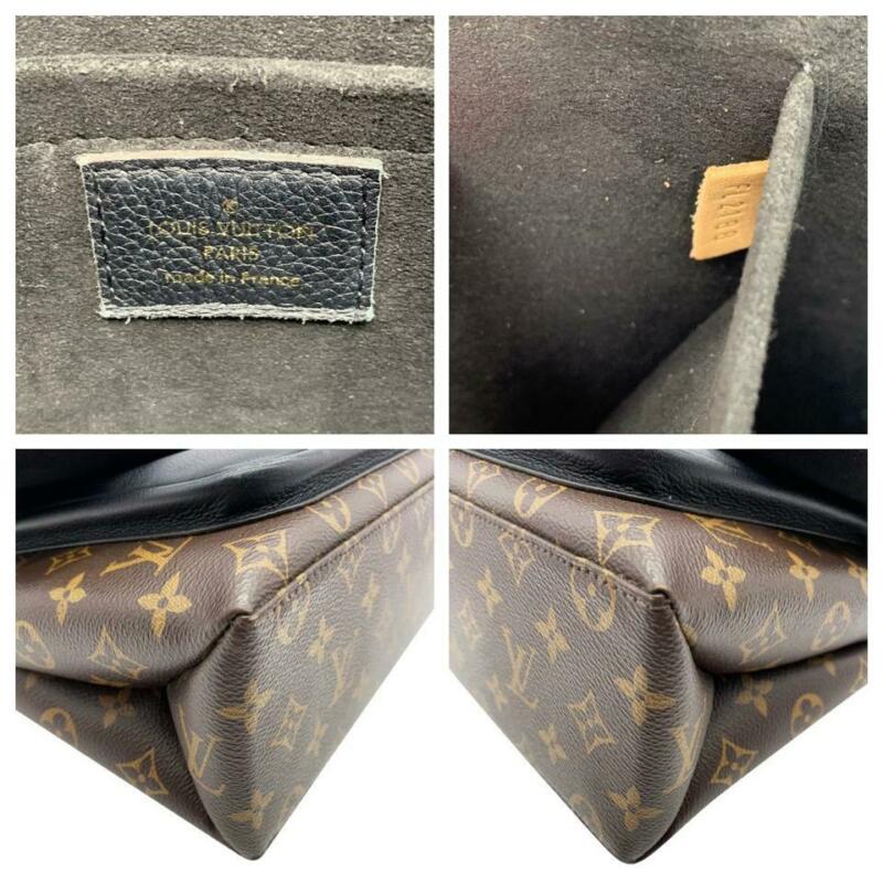 Louis Vuitton Marignan Black Monogram Canvas Shoulder Bag