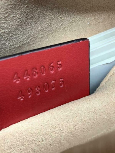 Gucci GG Chain Camera Marmont Mini Red Cross Body Bag