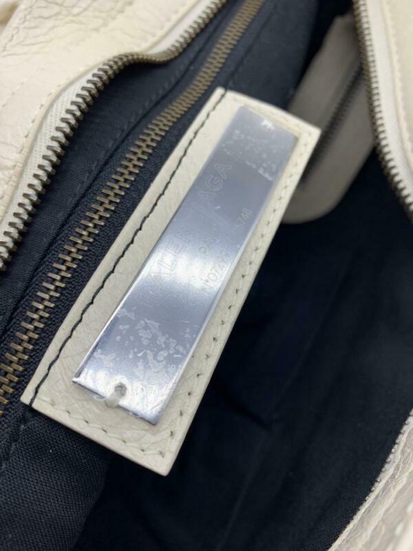 Balenciaga Classic City Tote Beige Leather Satchel