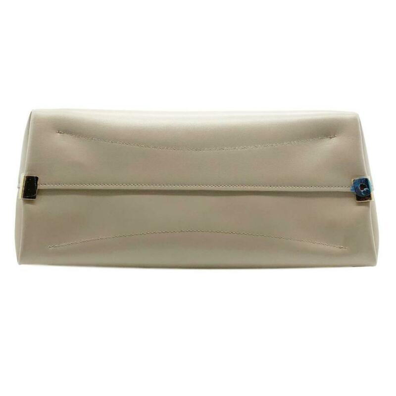 Chloé Medium C Calfskin Beige Leather Tote