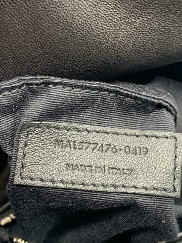 Saint Laurent Monogram Loulou Puffer Black Leather Shoulder Bag