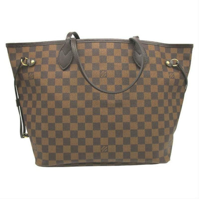 LOUIS VUITTON. Purse in brown checkerboard coated canvas…