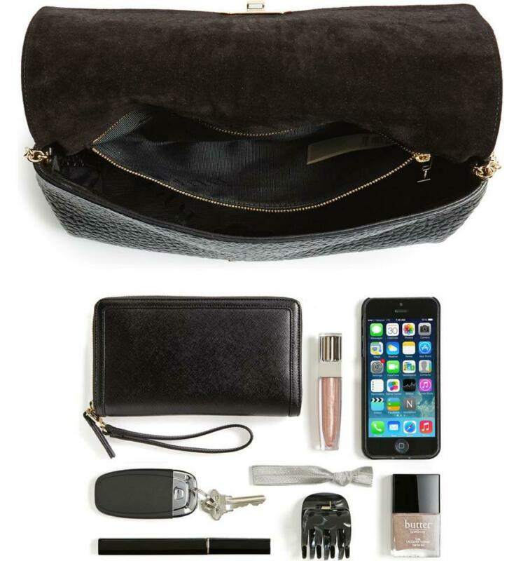 Burberry Crossbody Medium Mildenhall Signature Grain Convertible Black Leather