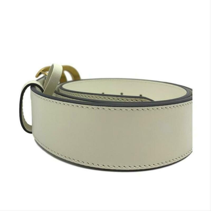 Gucci White Marmont Gg Leather 80 32 Belt