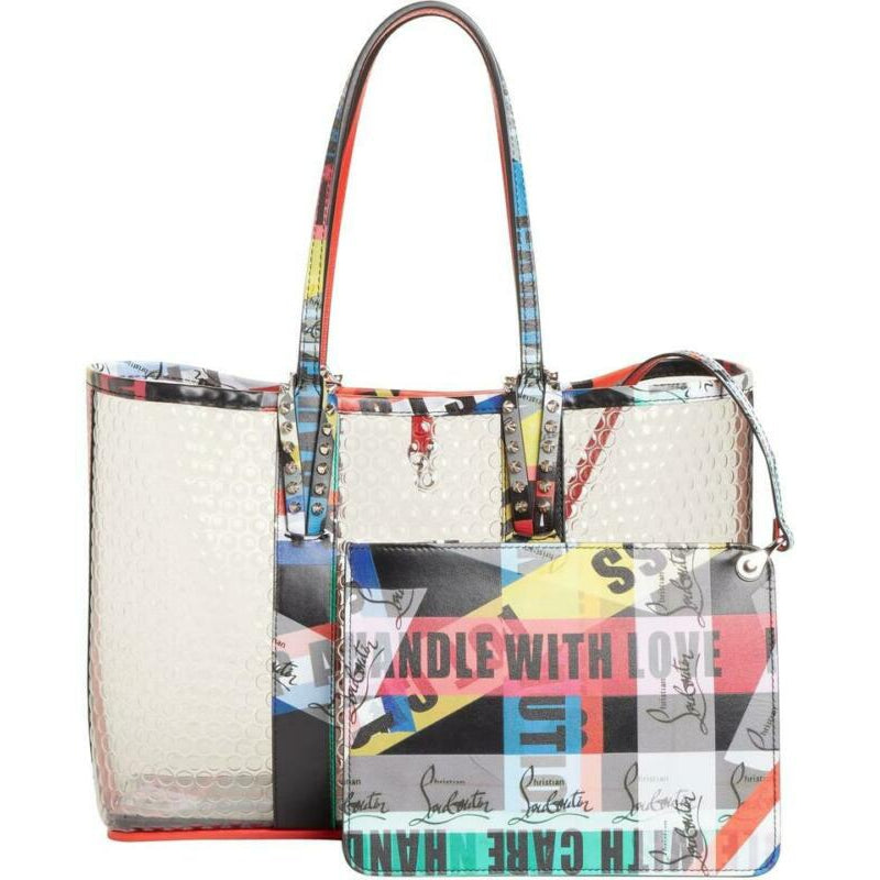 Christian Louboutin Small Cabata Red Pvc Tote
