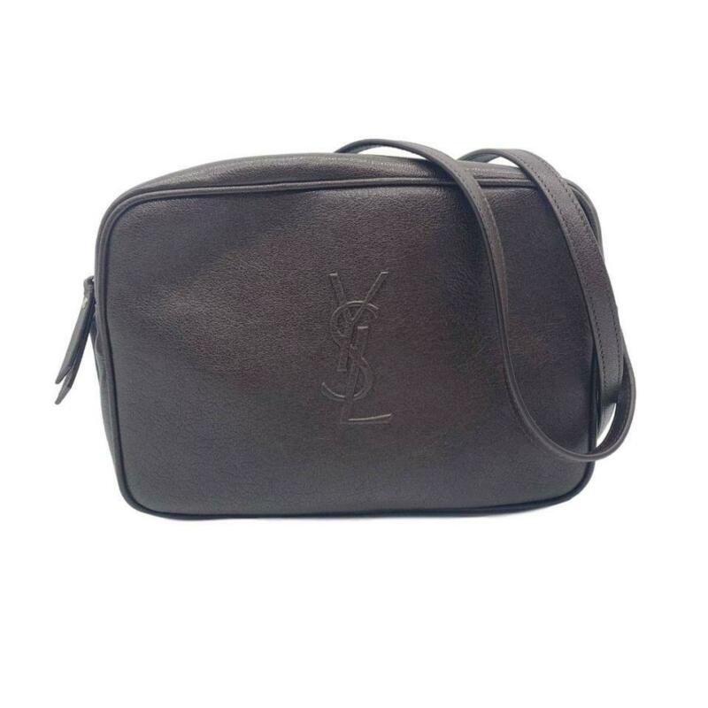 Saint Laurent Monogram Lou Camera Tassel Black Tulip Leather Cross Body Bag