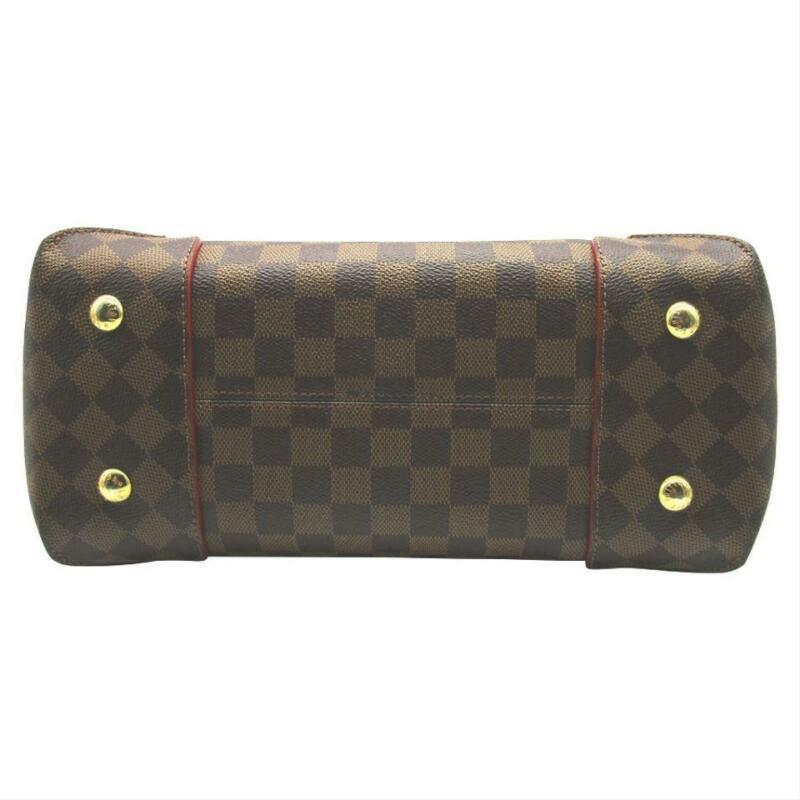 Louis Vuitton Caïssa 2016 Damier Ebene Cerise Cherry Brown Coated Canvas Hobo