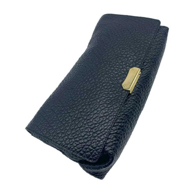 Burberry Crossbody Medium Mildenhall Signature Grain Convertible Black Leather