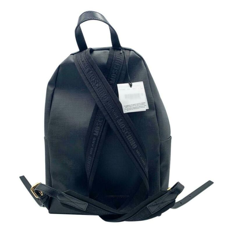 Moschino Money Teddy Black Polyurethane Backpack