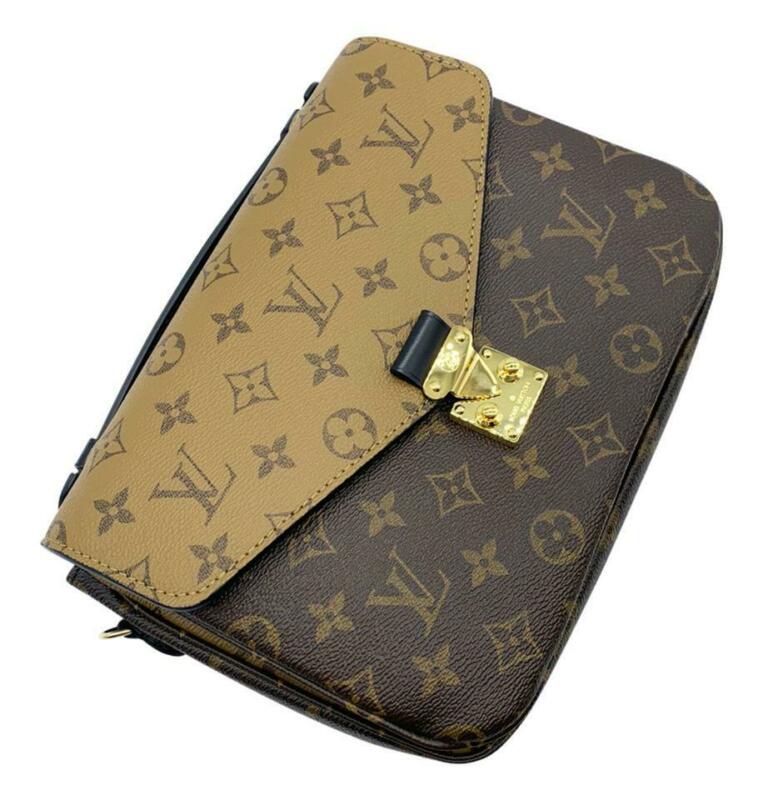 Louis Vuitton Pochette Metis Brown Monogram Reverse Canvas Shoulder Bag