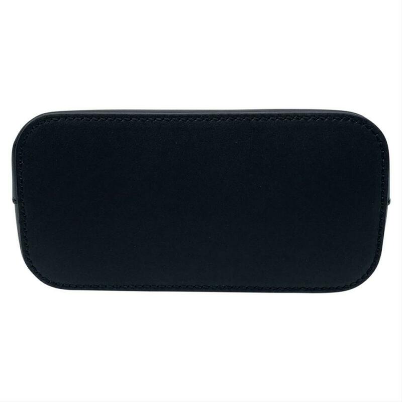 Gucci Logo Moon & Stars Black Leather Cross Body Bag