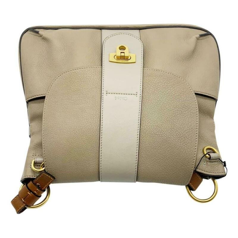 Chloé Lexa Medium Motty Grey Leather Shoulder Bag