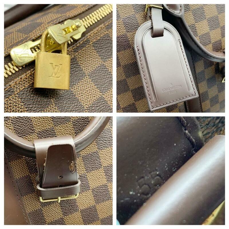 Louis Vuitton Keepall Bandouliere 55 Brown Damier Ébène Canvas Weekend/Travel