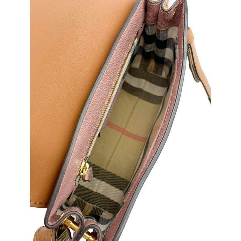 Burberry Small Medley Dusty Pink Leather Cross Body Bag