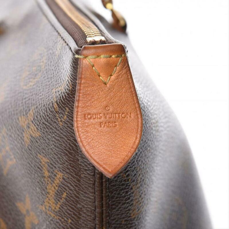 Louis Vuitton Iena Mm Brown Monogram Canvas Tote