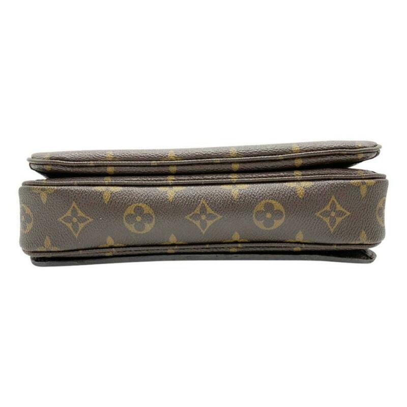 Louis Vuitton Crossbody Pochette Metis Brown Monogram Canvas Shoulder Bag