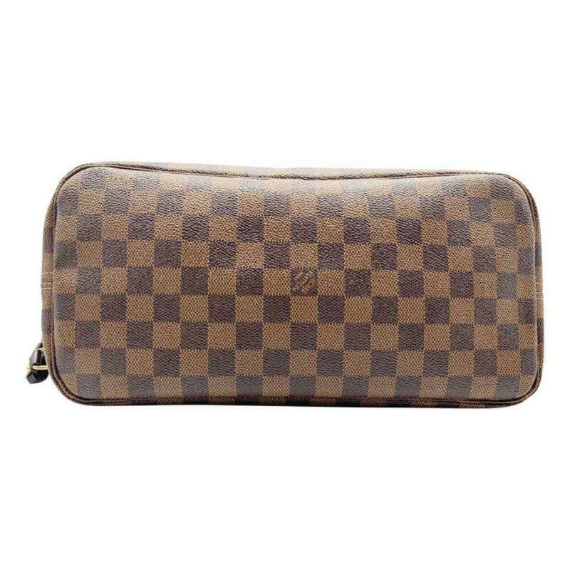 Louis Vuitton Neverfull Mm Pink Rose Ballerine Brown Damier Ébène Canvas Tote