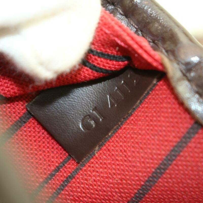 Louis Vuitton Neverfull Mm Brown Damier Ébène Canvas Tote