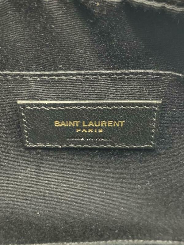 Saint Laurent Camera Lou Medium Ysl Monogram Quilted Blue Velvet Cross Body Bag