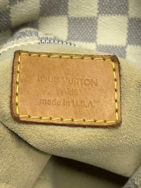 Louis Vuitton Artsy Mm White Damier Azur Canvas Hobo Bag