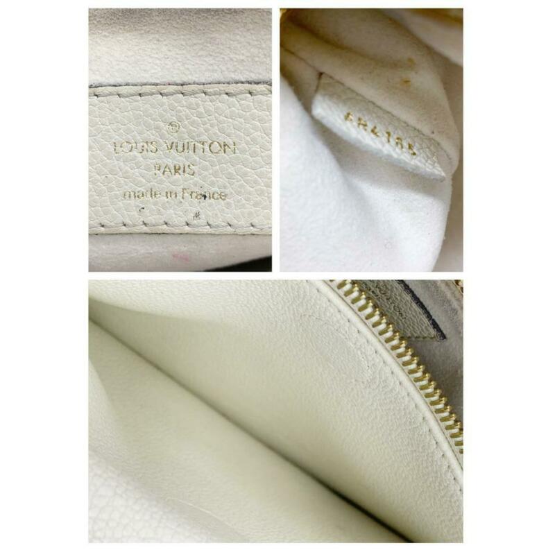 Louis Vuitton Twice White Monogram Empreinte Leather Cross Body Bag