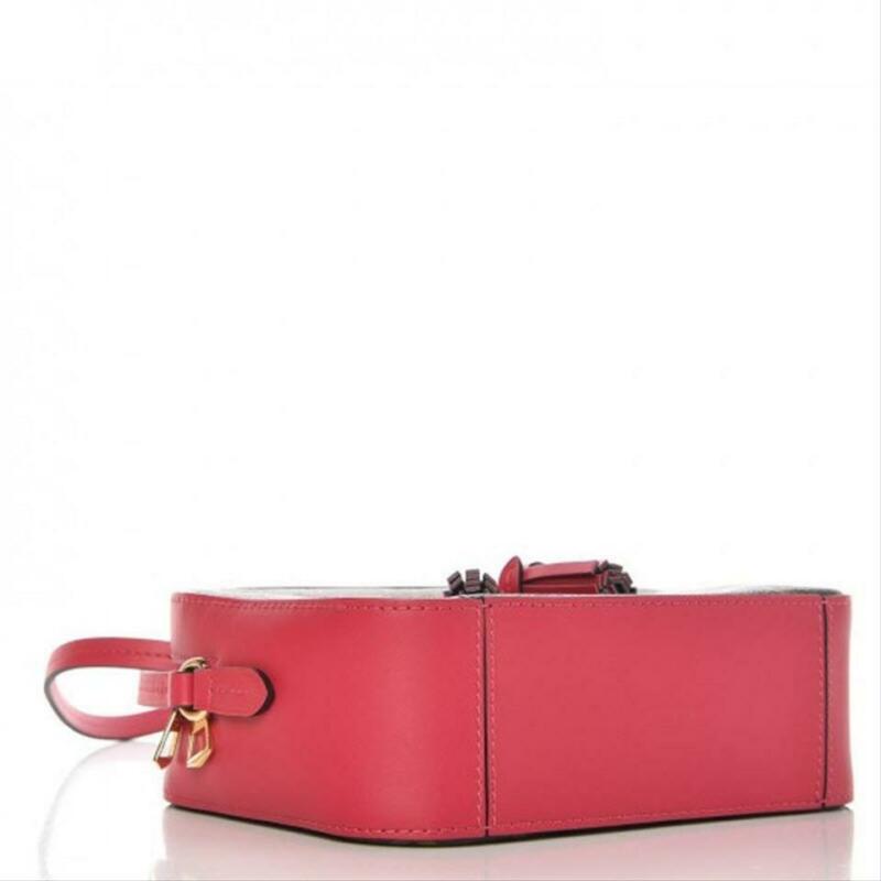 Louis Vuitton Saintonge Freesia 2018 Red Monogram Canvas and Calfskin Cross Body