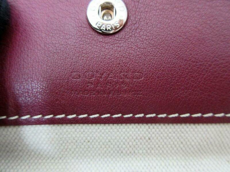 Goyard Saint Louis Pm Bordeaux Special Edition Red Coated Canvas Tote